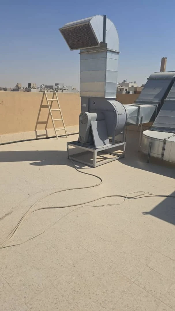 مروحة طرد مركزية (Utility) HRE-800 | 12,000 CFM | 11 kW | 380V/3Ph/60Hz - حلول أنظمة التهوية
