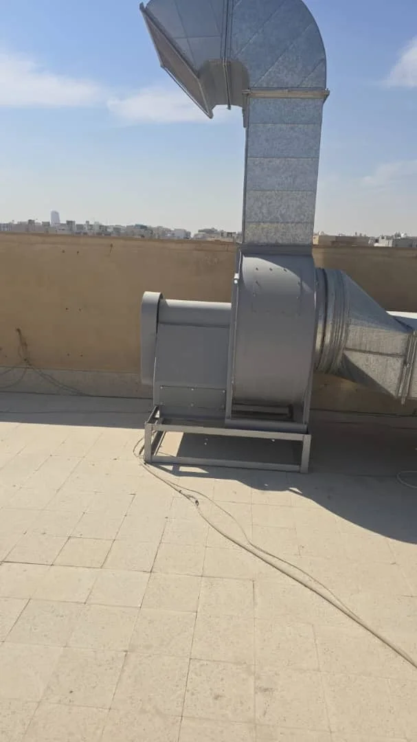 مروحة طرد مركزية (Utility) HRE-710 | 10,000 CFM | 9.2 kW | 380V/3Ph/60Hz - حلول أنظمة التهوية