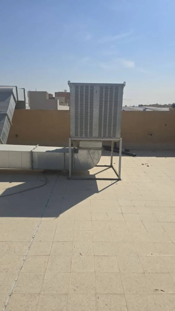 وحدة هواء تعويضي (Make-Up Air) MU-HRZ-630 | 9,000 CFM | 7.5 kW | 380V/3Ph/60Hz - حلول أنظمة التهوية